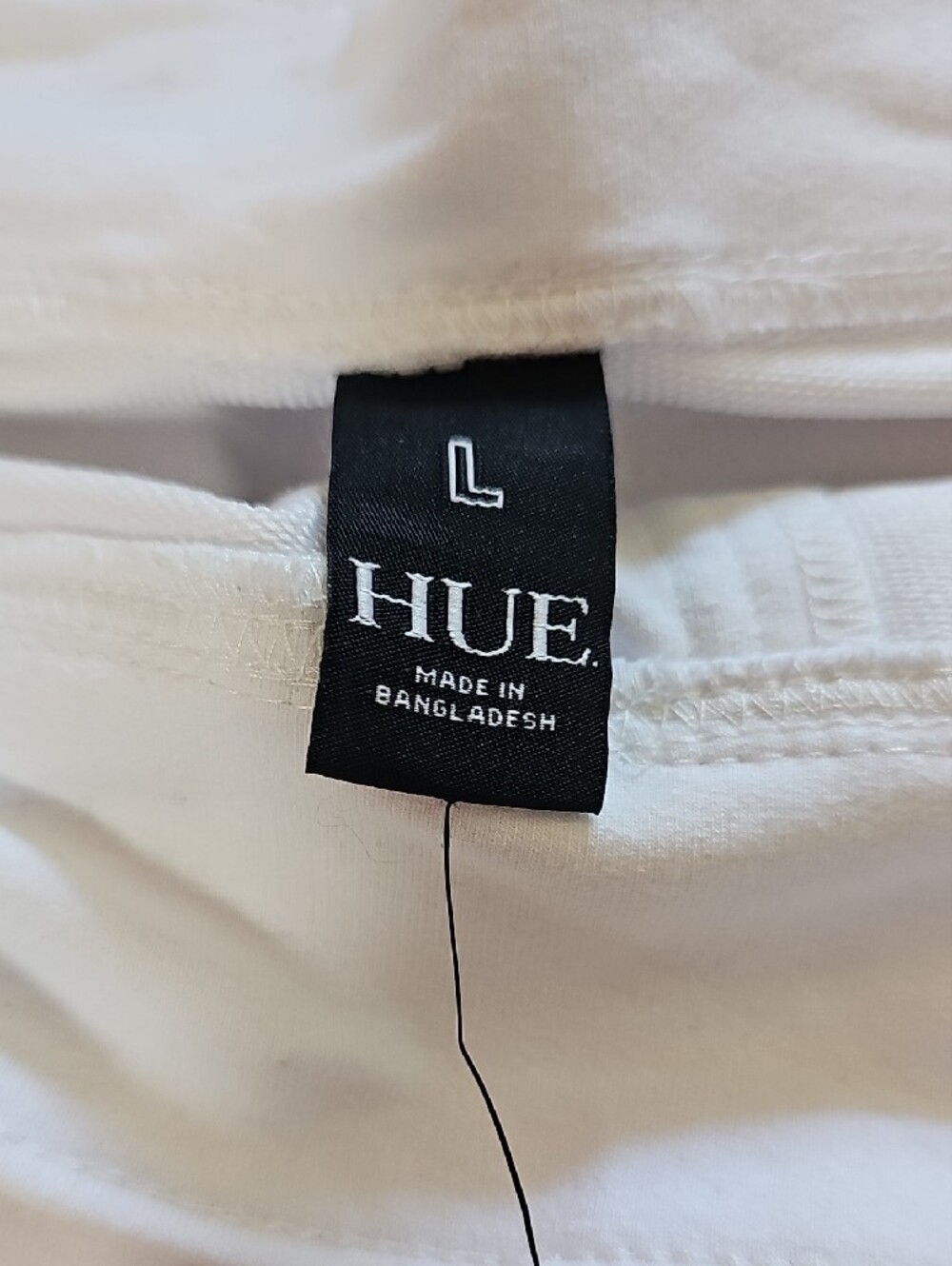 HUE White Women's Bike Shorts - Picture 4 of 5
